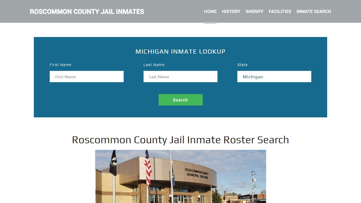 Roscommon County Jail Inmate Roster Lookup, Roscommon, MI